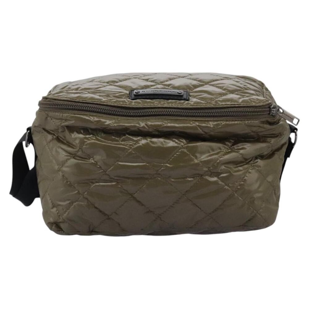 Burberry Nylon Shoulder Bag Khaki Green
